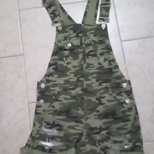 A camoflauge romper